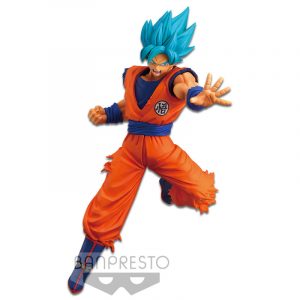 Figurine Banpresto Son Goku Super Saiyan Bleu - CHOSENSHIRETSUDEN II vol.4